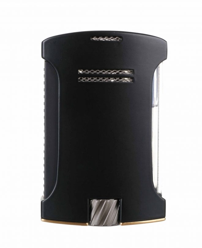 Зажигалка сигарная Colibri Daytona, черно-золотая LI770T16 - страна