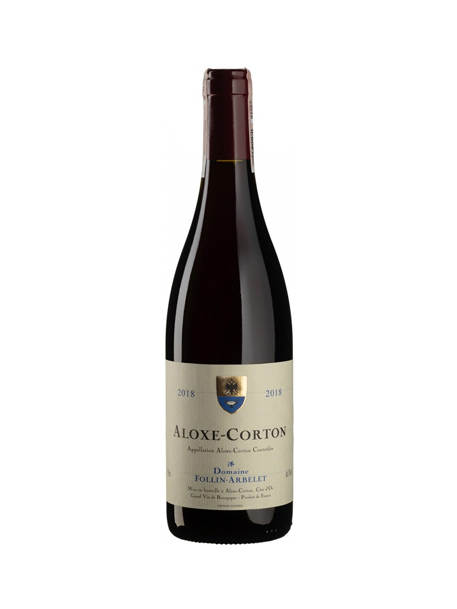 Вино "Domaine Follin-Arbelet", Aloxe-Corton AOC, 2018 0.75 л
