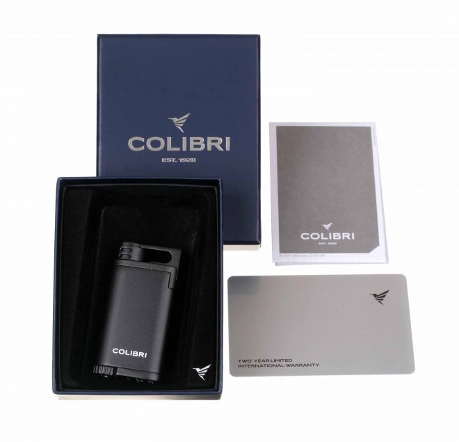 Зажигалка сигарная Colibri Belmont, черная - подробнее