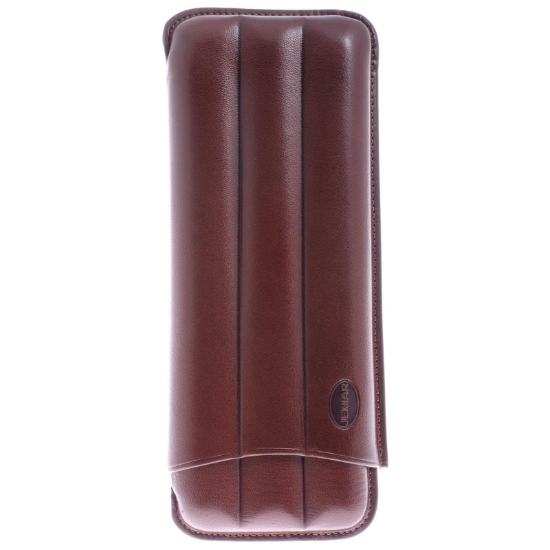 Футляр Jemar на 3 сигары Черчилль 110-3-brown