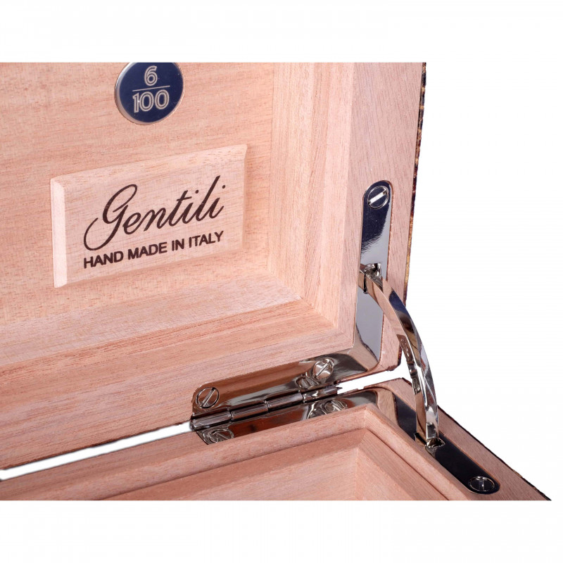 Хьюмидор Gentili SV75-LE-Croco-dark - 
