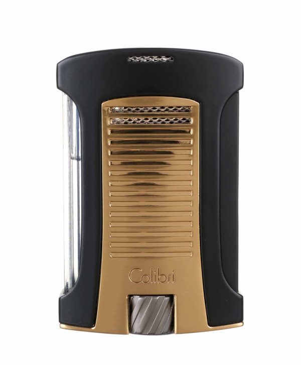 Зажигалка сигарная Colibri Daytona, черно-золотая LI770T16
