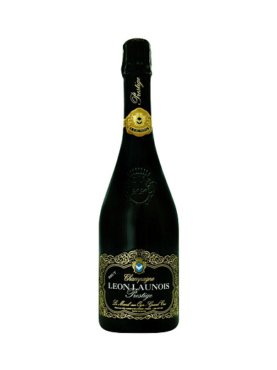 Игристое вино Leon Launois, "Cuvee Prestige" Brut, Le Mesnil sur Oger Grand Cru AOC 0.75 л - фото