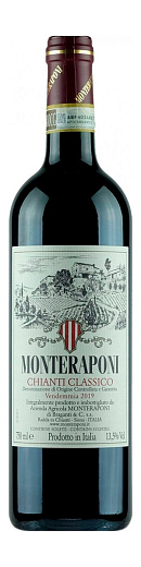 Вино Monteraponi, Chianti Classico DOCG 0.75 л - фото