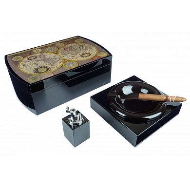 Набор сигарных аксессуаров Mastro de Paja SET-H01-BL - фото