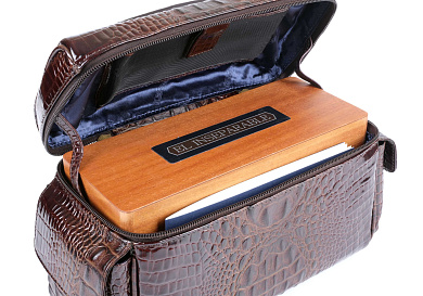 Хьюмидор-саквояж Gentili El Inseparable SV15-Croco-Brown - отзывы