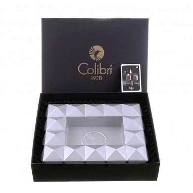 Пепельница Colibri Quasar на 8 сигар, Серебристый лак AT100T2 - цена
