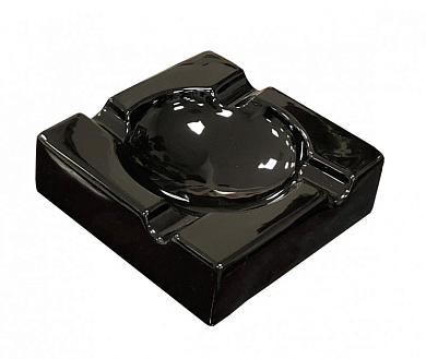 Пепельница Aficionado на 4 сигары Ceramic Black - цена