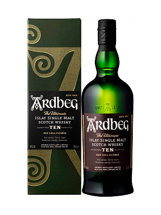 Виски "Ardbeg" 10 YO, in gift box, 0.7 л