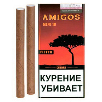 Сигариллы Amigos Mini Cherry Filter - фото