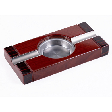 Пепельница Aficionado на 2 сигары Cherry Wood - фото