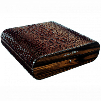 Хьюмидор Gentili LE SV20-Croco-Dark - фото