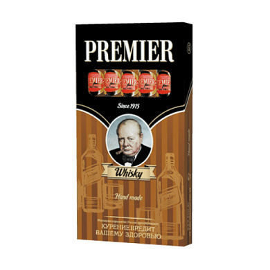 Сигариллы Premier Whisky (пачка 5 шт) - фото