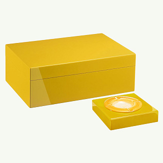 Набор сигарных аксессуаров Morici Roma Collection Yellow SET