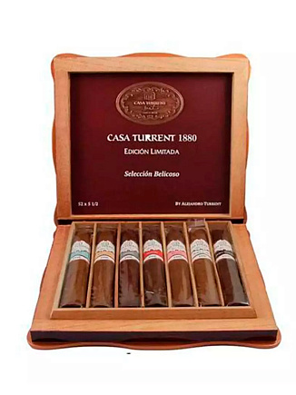 Набор сигар Casa Turrent 1880 Edicion Limitada Seleccion Belicoso SET of 7 cigars