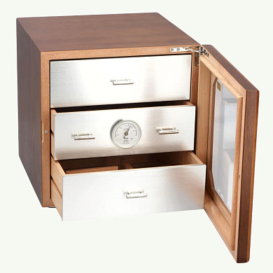 Хьюмидор-шкаф Adorini Chianti Medium Walnut/Alu Deluxe - цена
