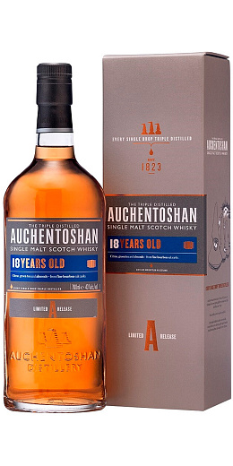 Виски "Auchentoshan" 18 years 0.7 л - фото