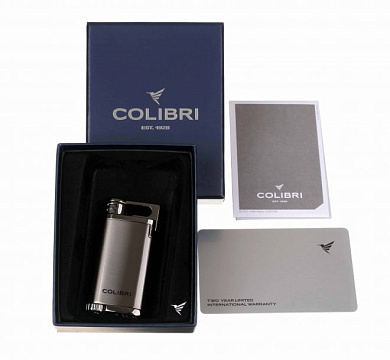 Зажигалка сигарная Colibri Belmont, оружейная сталь - отзывы