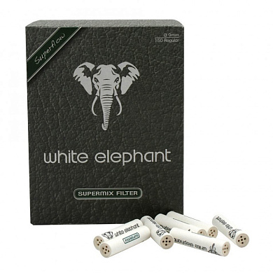 Фильтры для трубок White Elephant SuperMix 150 шт. 9 мм - фото
