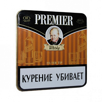 Сигариллы Premier Tip Whisky (портсигар 10 шт)