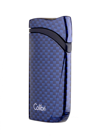 Зажигалка сигарная Colibri Falcon, синий карбон - отзывы
