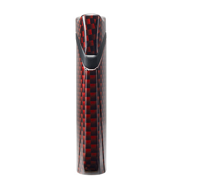 Зажигалка сигарная Colibri Falcon, красный карбон - описание