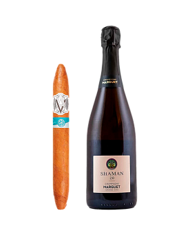 Шампанское «Marguet» от Shaman и Сигара AVO Seasons Winter Limited Edition (10шт. в коробке) - фото