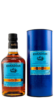 Виски "Edradour" 21 Years Old, Barolo Cask Finish, 1999