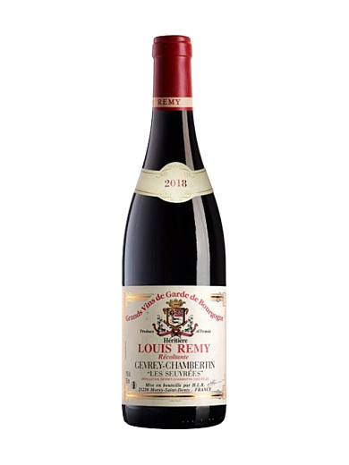 Вино Heritiere Louis Remy, "Gevrey-Chambertin Les Seuvrees", 2018, 0.75 л. 0.75 л - фото
