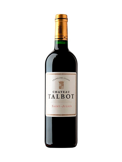 Вино Chateau Talbot, St-Julien AOC 4-me Grand Cru Classe, 2020 0.75 л - фото