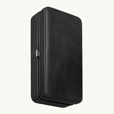 Футляр для 3 сигар Aficionado Cigar Leather Case LCFC/BLK - фото
