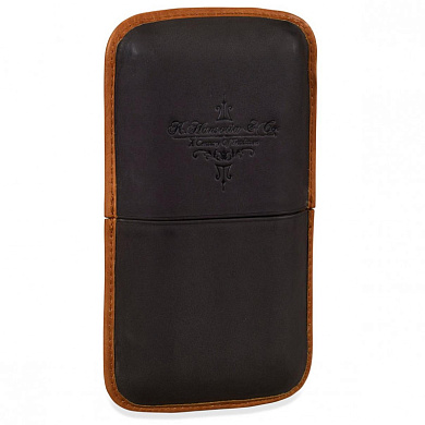 Футляр Gurkha CO1131 Black Tan на 3 сигары - фото
