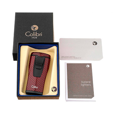 Colibri Monaco (тройное пламя), красный карбон LI880T12 - страна