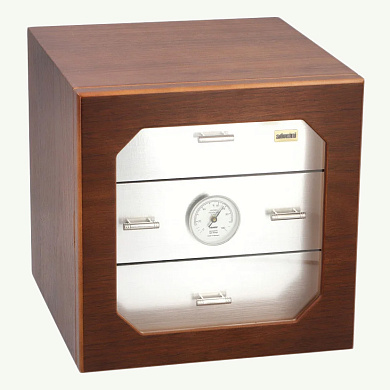 Хьюмидор-шкаф Adorini Chianti Medium Walnut/Alu Deluxe - фото