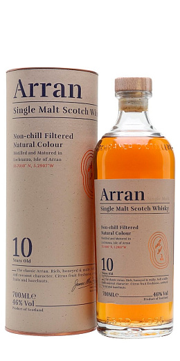 Виски Arran, 10 years 0.7 л - фото