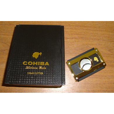 Гильотина металлическая для обрезки сигар "Cohiba" - фото