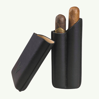 Футляр на 2 сигары Lotus LCC200 Textured Leather - цена