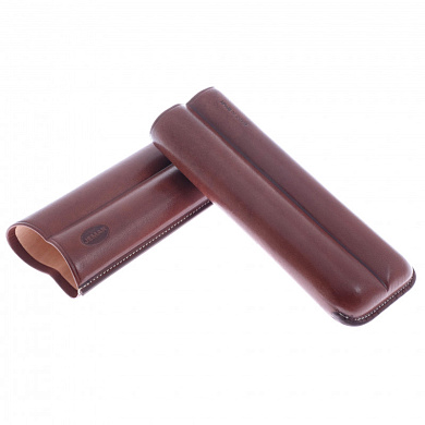 Футляр Jemar на 2 сигары Черчилль 110-2-brown - цена