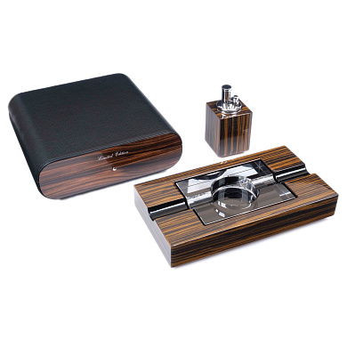Набор сигарных аксессуаров Gentili SET-SV20-Black - фото