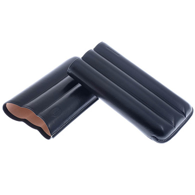Чехол Jemar на 3 сигары, натуральная кожа 110-3-XL-Black - цена