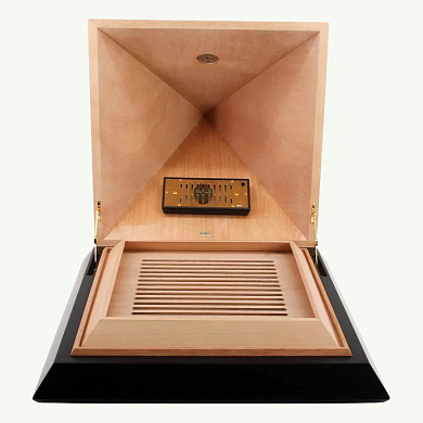 Хьюмидор Adorini Pyramid L Deluxe Bi-Color Cedro Black - цена