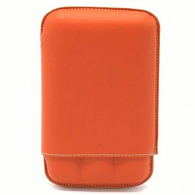 Футляр Chesterfield Culture Orange на 3 сигары, 63-130 - фото