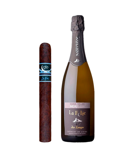 Креман Domaine de Nerleux и Сигара La Nox от La Flor Dominicana - фото