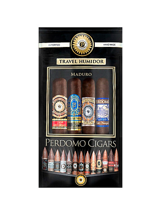 Подарочный набор сигар Perdomo Humidified Epicure Maduro