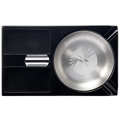 Пепельница Colibri Windsor на 3 сигары, Черное дерево AT200C1 - цена