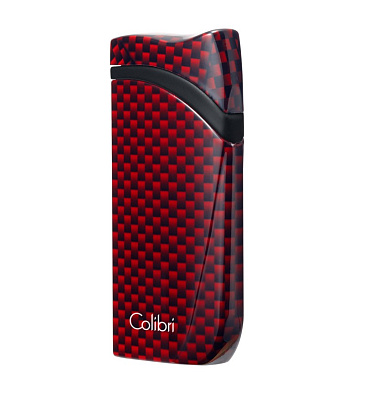 Зажигалка сигарная Colibri Falcon, красный карбон - отзывы