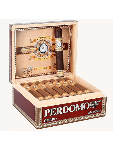 Сигары Perdomo Habano Bourbon Barrel-Aged Maduro Gordo - цена