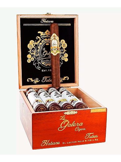 Сигары La Galera Habano El Lector No. 2 Tubos - цена