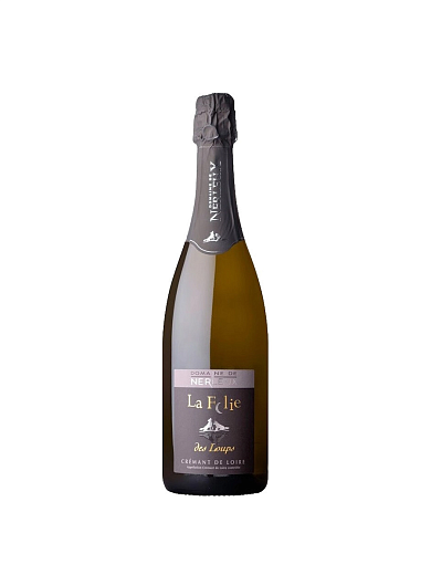Игристое вино Domaine de Nerleux, "La Folie des Loups" Brut, Cremant de Loire 0.75 л - фото