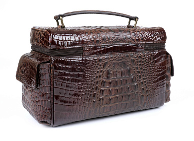 Хьюмидор-саквояж Gentili El Inseparable SV15-Croco-Brown - цена